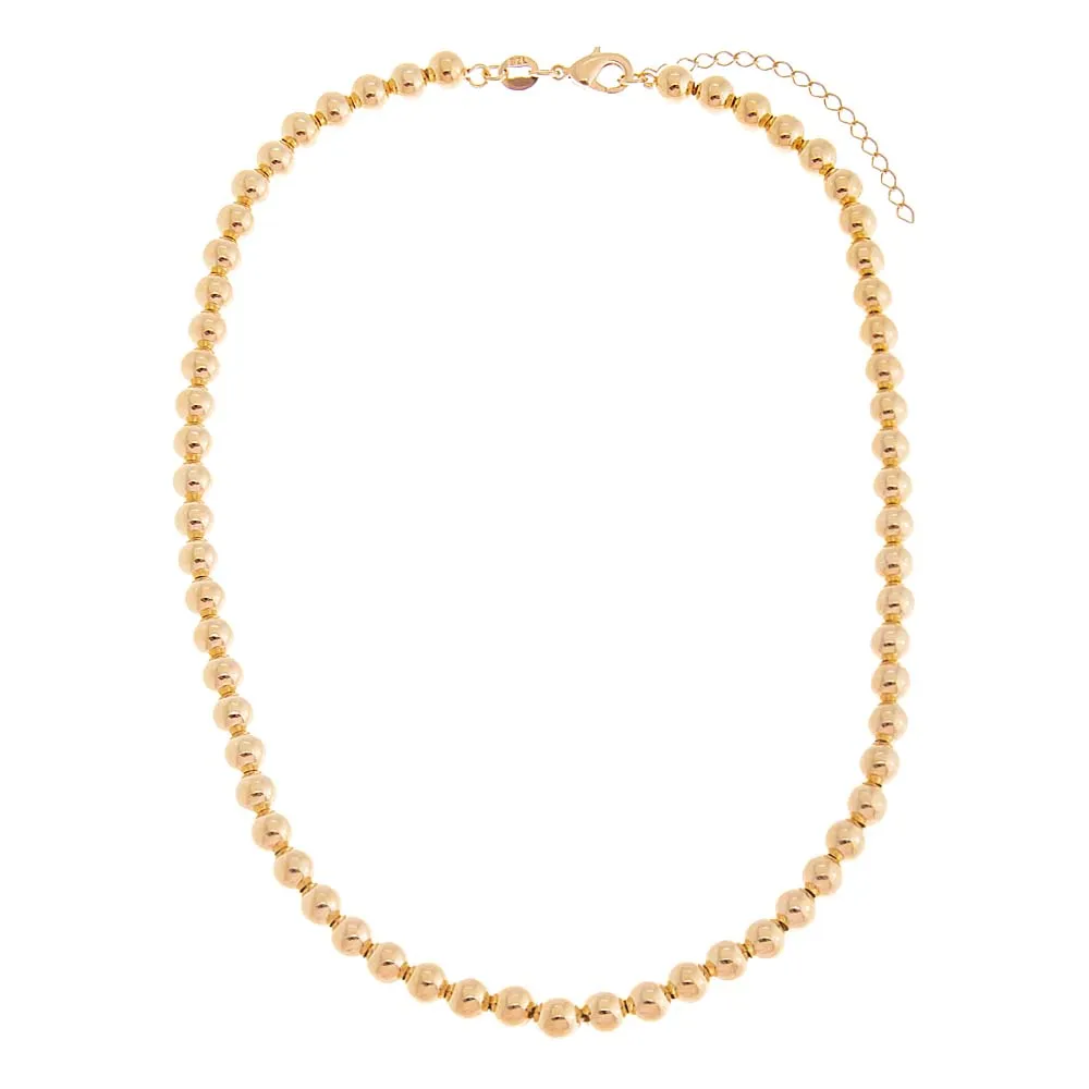 Chunky Beaded Ball Necklace sold by Adina Eden's product image thumbnail 3