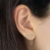 CZ Open Heart Earring Combo Set 14K sold by Adina Eden's