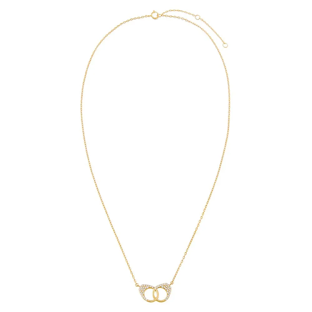 Pavé Handcuff Necklace sold by Adina Eden's product image thumbnail 2