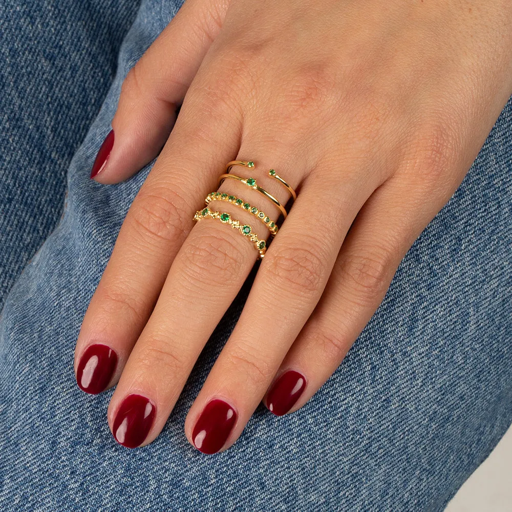 Goddess Green Ring Combo Set sold by Adina Eden's product image thumbnail 2