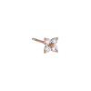 Diamond Flower Cluster Stud Earring 14K sold by Adina Eden's
