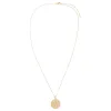 Diamond Rose Coin Necklace 14K sold by Adina Eden's