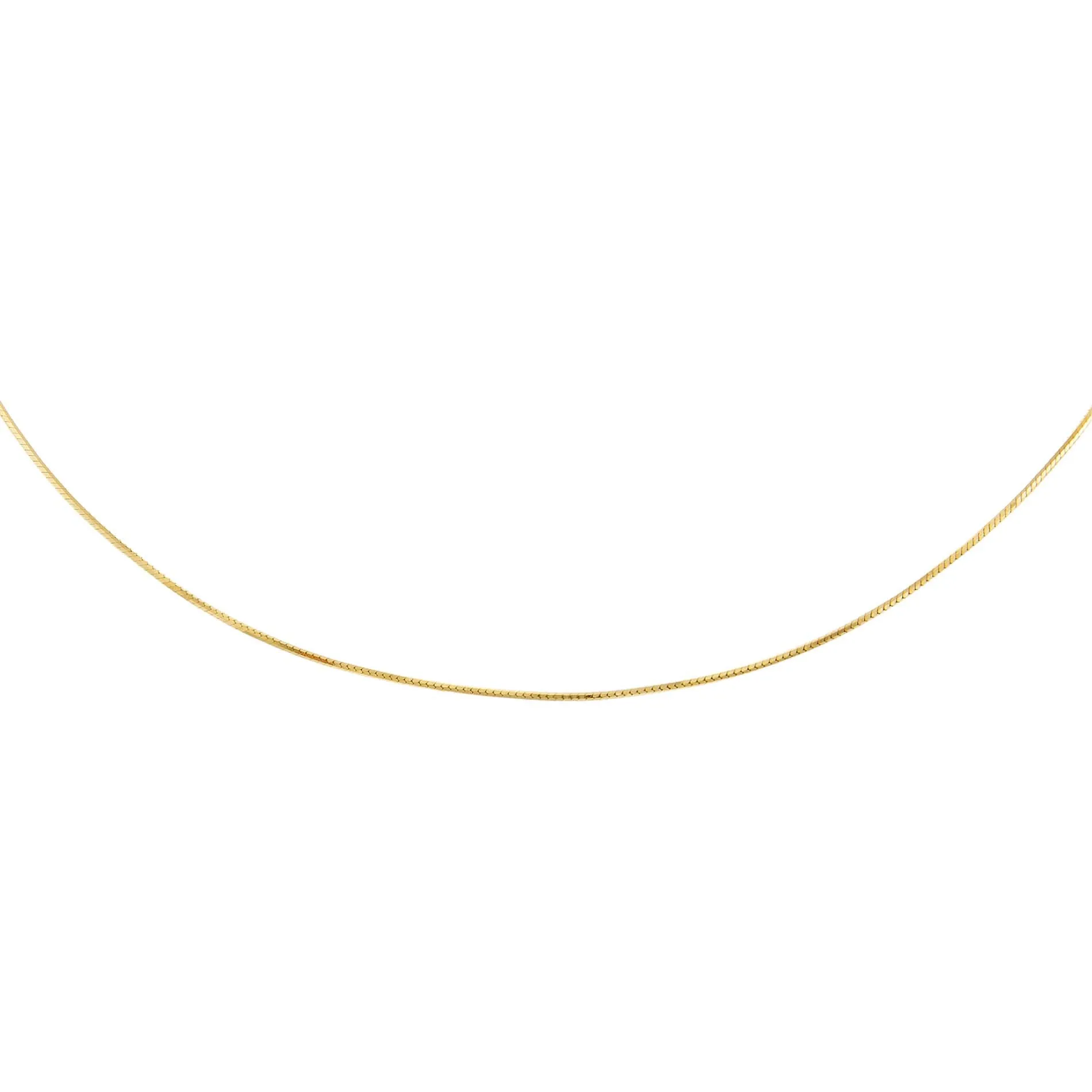 Snake Thin Chain Necklace sold by Adina Eden's