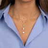 Lab Grown Diamond Solitaire Bezel Necklace 14K sold by Adina Eden's