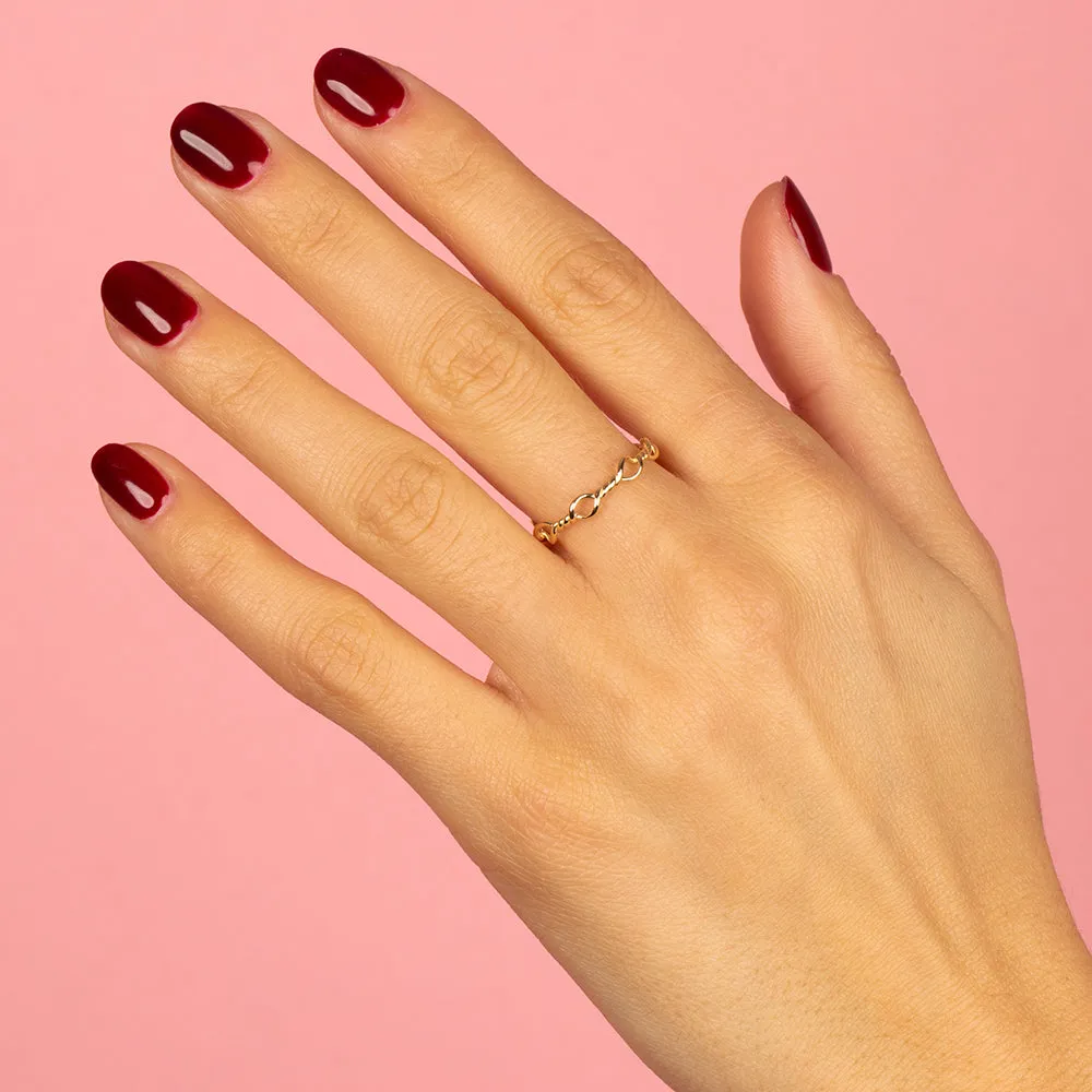 Solid Twisted Open Band 14K sold by Adina Eden's product image thumbnail 2