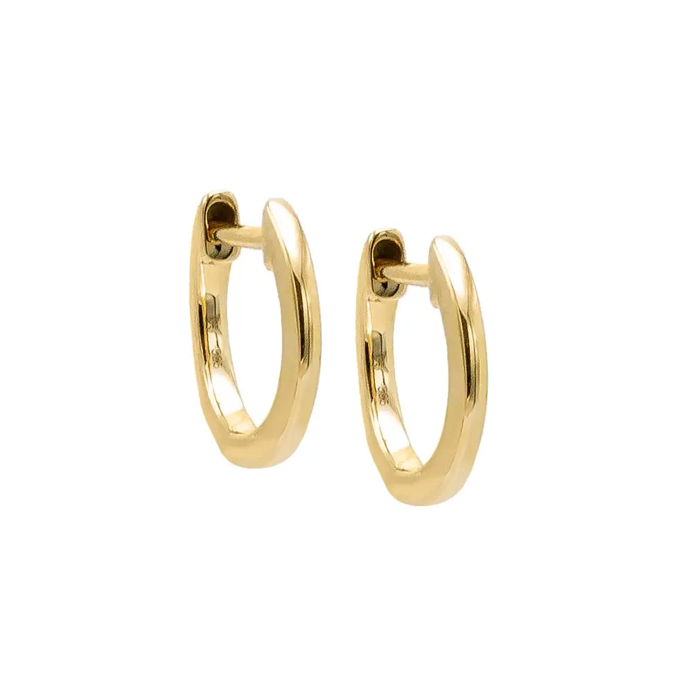 Solid Huggie Earring 14K sold by Adina Eden's product image thumbnail 4