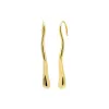 Solid Wavey Drop Earring sold by Adina Eden's