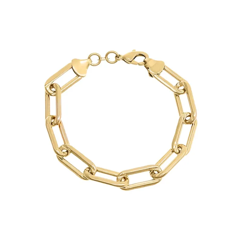 Jumbo Paperclip Link Bracelet sold by Adina Eden's