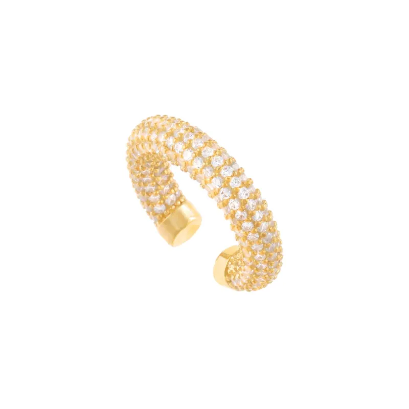 Pavé Ear Cuff sold by Adina Eden's