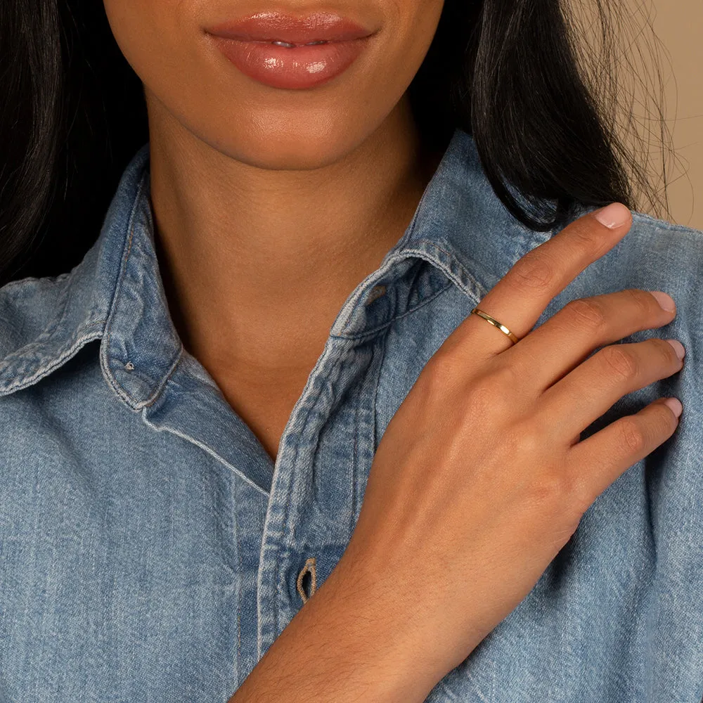 Wide Solid Eternity Ring sold by Adina Eden's product image thumbnail 3