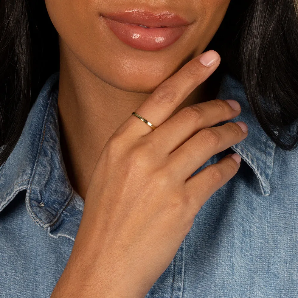 Wide Solid Eternity Ring sold by Adina Eden's product image thumbnail 2