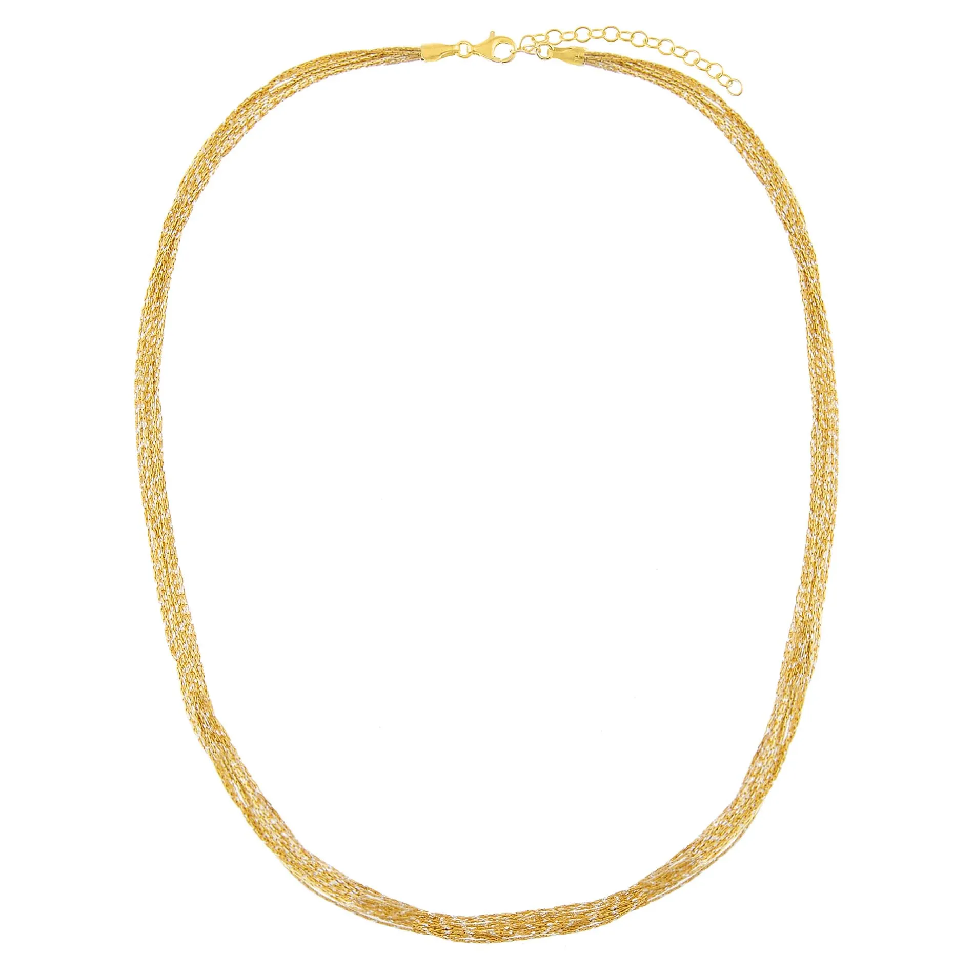 Multi Strand Chain Necklace sold by Adina Eden's product image thumbnail 4