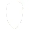 Diamond Graduated Solitaire Curved Bar Necklace 14K sold by Adina Eden's