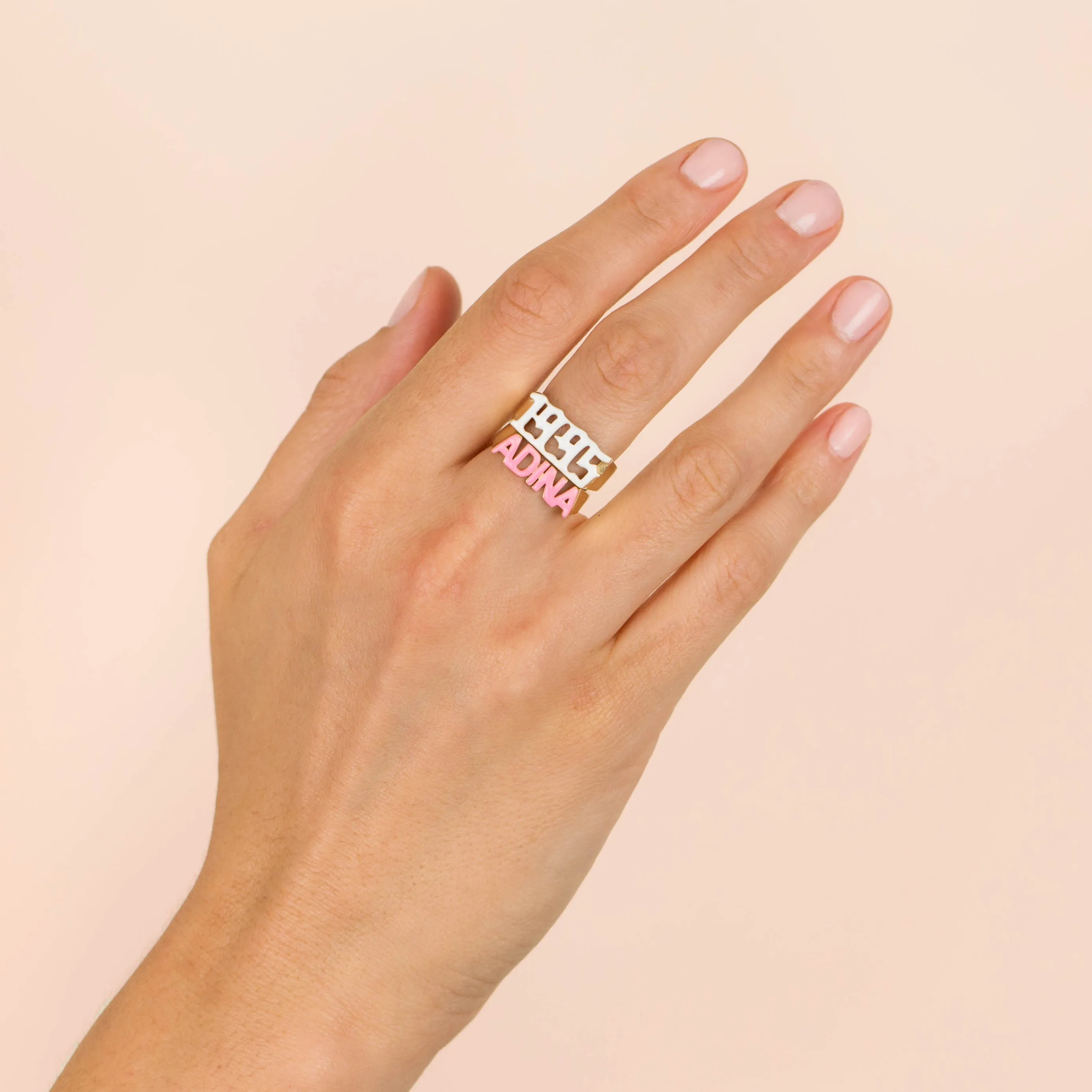 Enamel Year Ring sold by Adina Eden's product image thumbnail 2