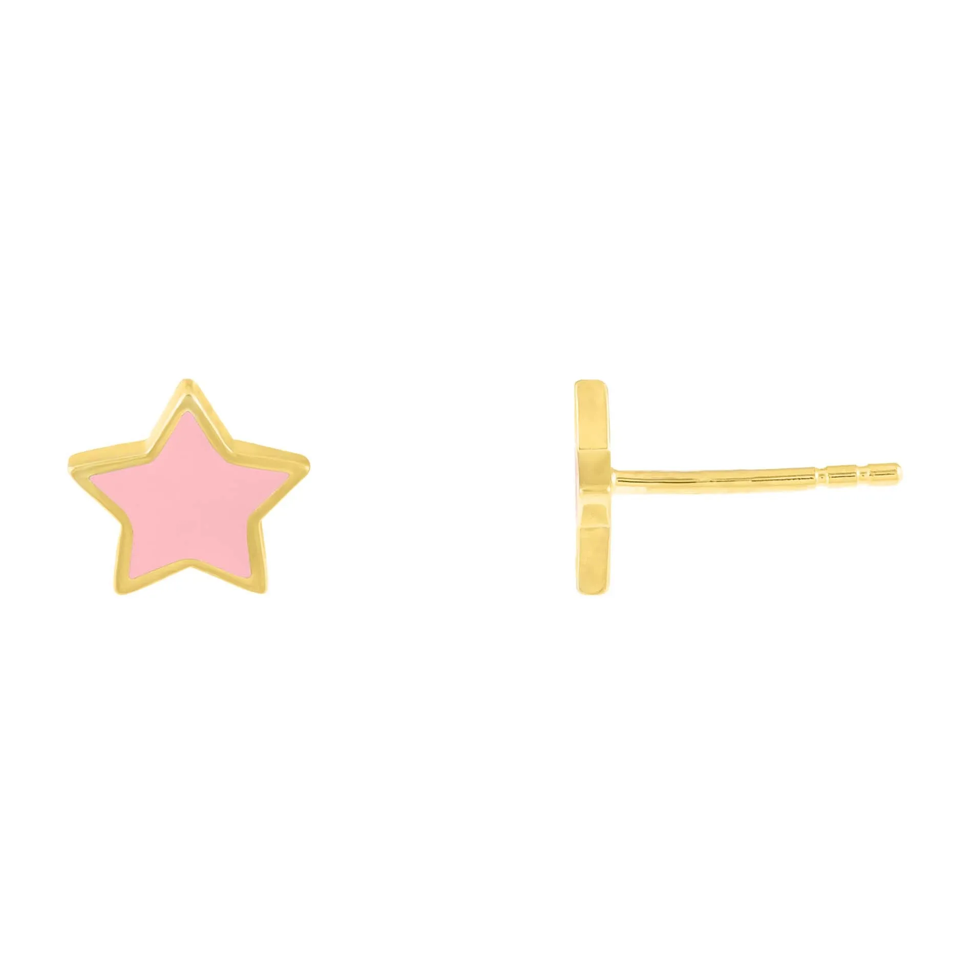 Enamel Star Stud Earring sold by Adina Eden's product image thumbnail 4