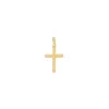 Solid Cross Necklace Charm 14K sold by Adina Eden's