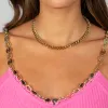 Chunky Cuban Link Necklace sold by Adina Eden's