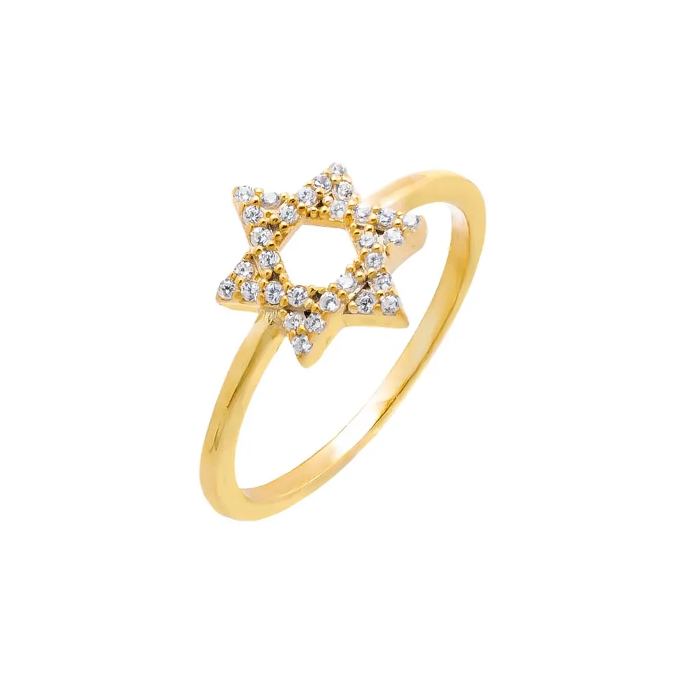 Pave Star Of David Ring sold by Adina Eden's