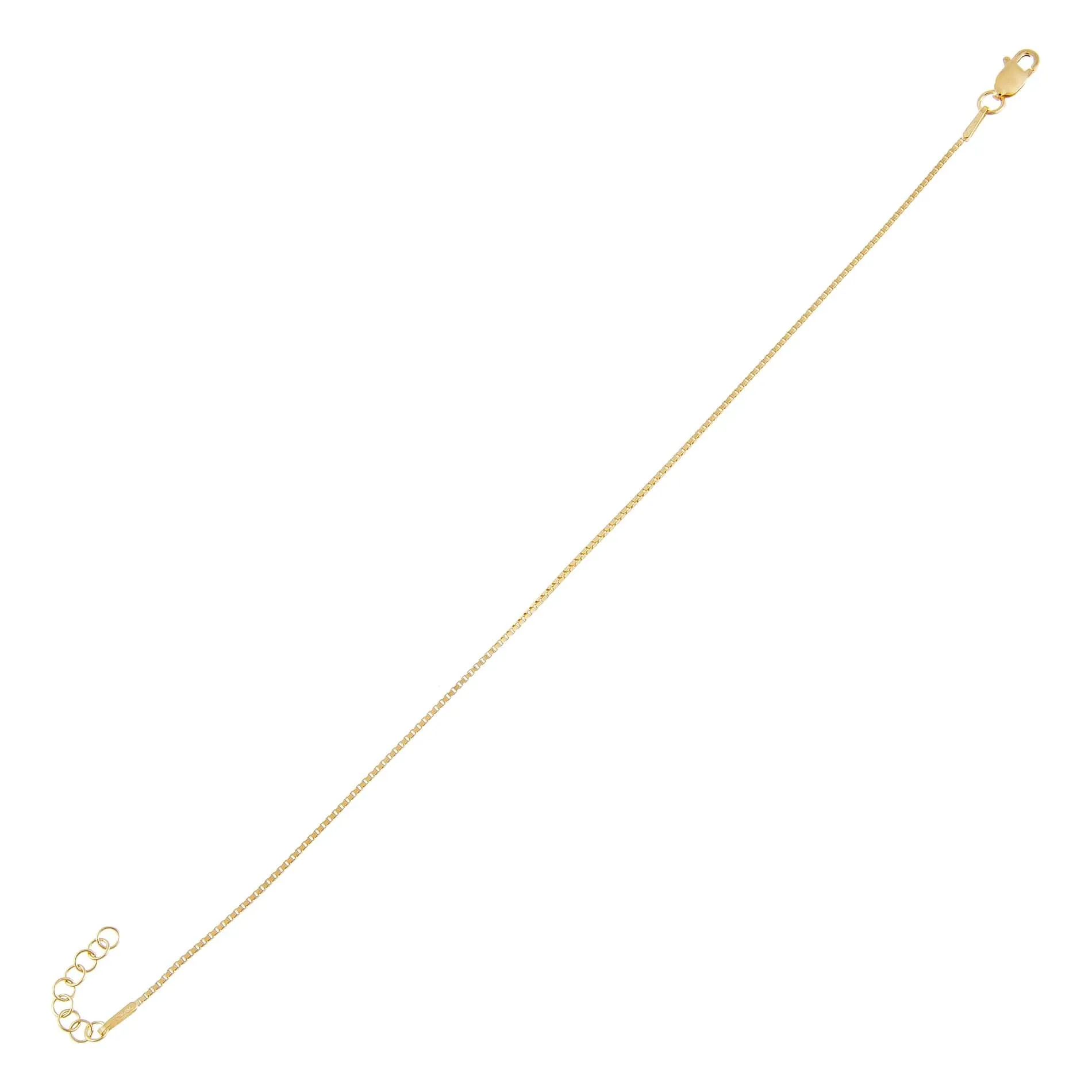 Thin Box Chain Bracelet sold by Adina Eden's