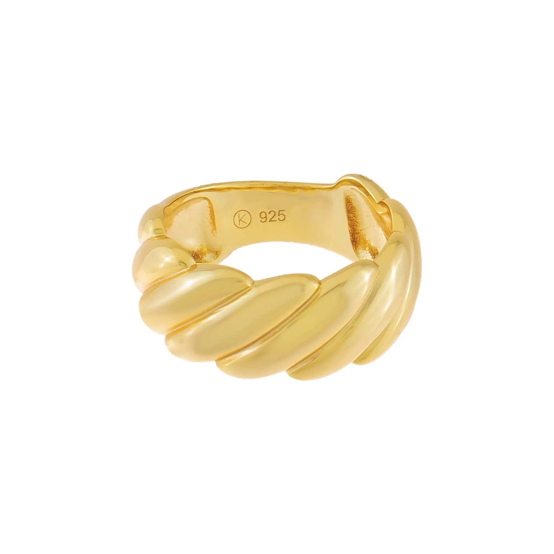 Solid Ridged Ring sold by Adina Eden's product image thumbnail 3