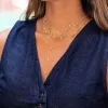 Mini Dangling CZ & Beaded Ball Choker sold by Adina Eden's