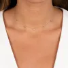 Mini Dangling CZ & Beaded Ball Choker sold by Adina Eden's