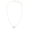 Mother Of Pearl Butterfly Necklace sold by Adina Eden's