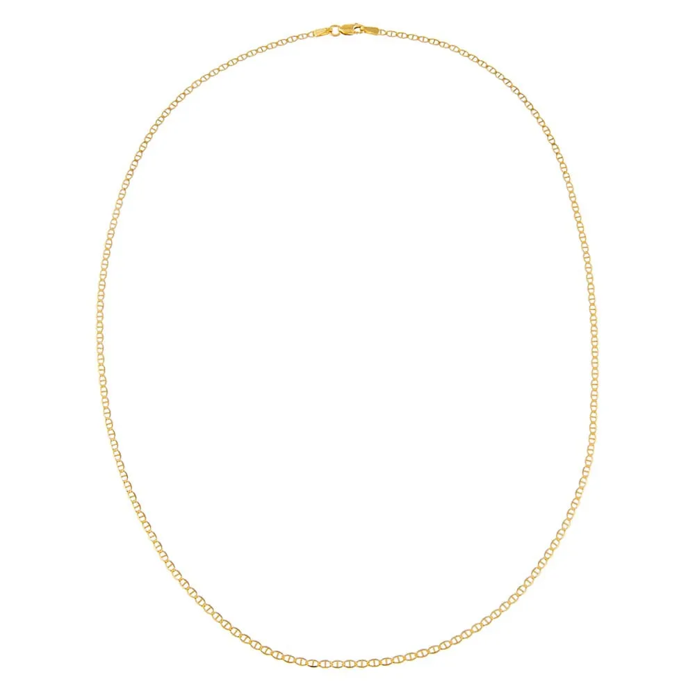 Flat Gucci Chain Necklace 14K sold by Adina Eden's product image thumbnail 3