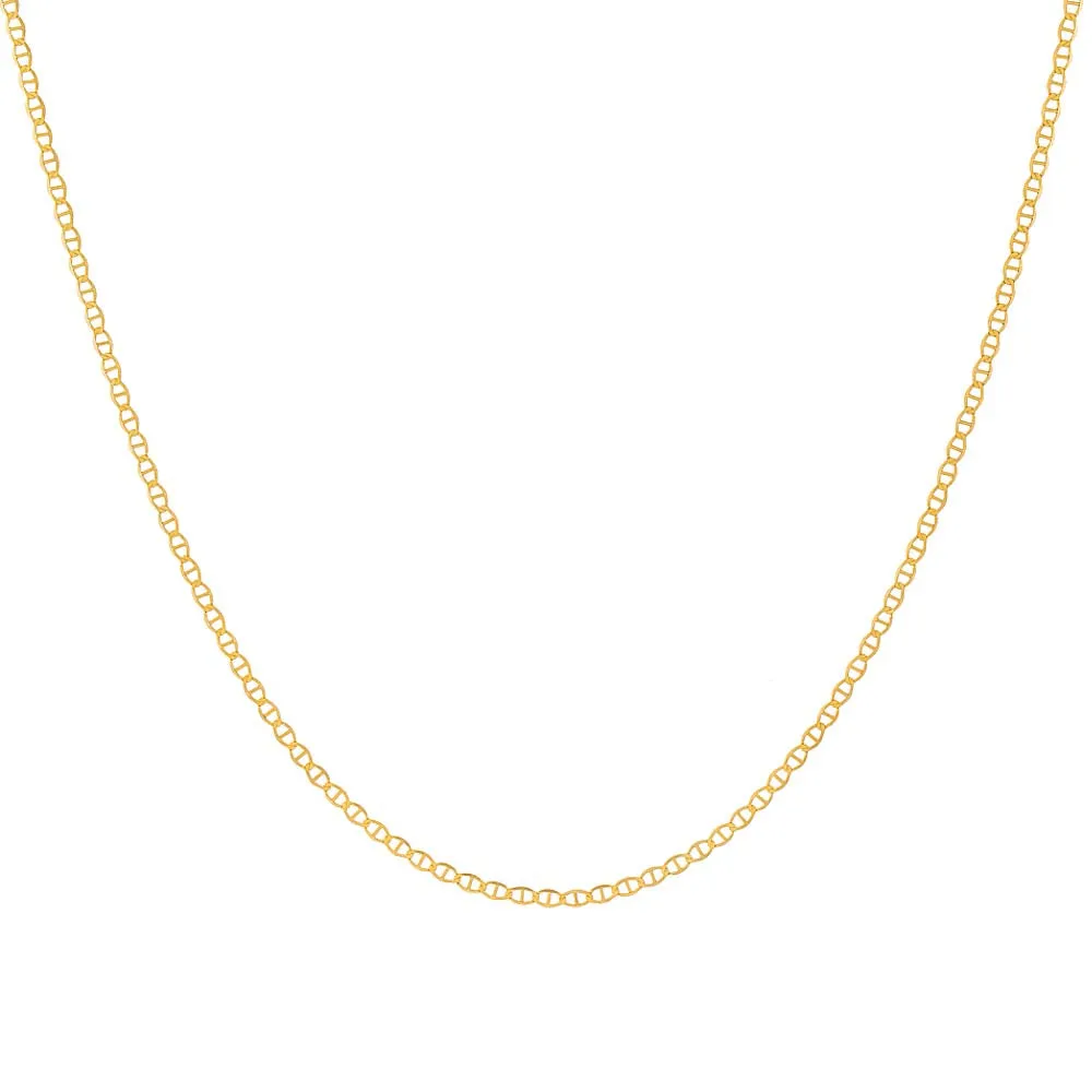 Flat Gucci Chain Necklace 14K sold by Adina Eden's product image thumbnail 4