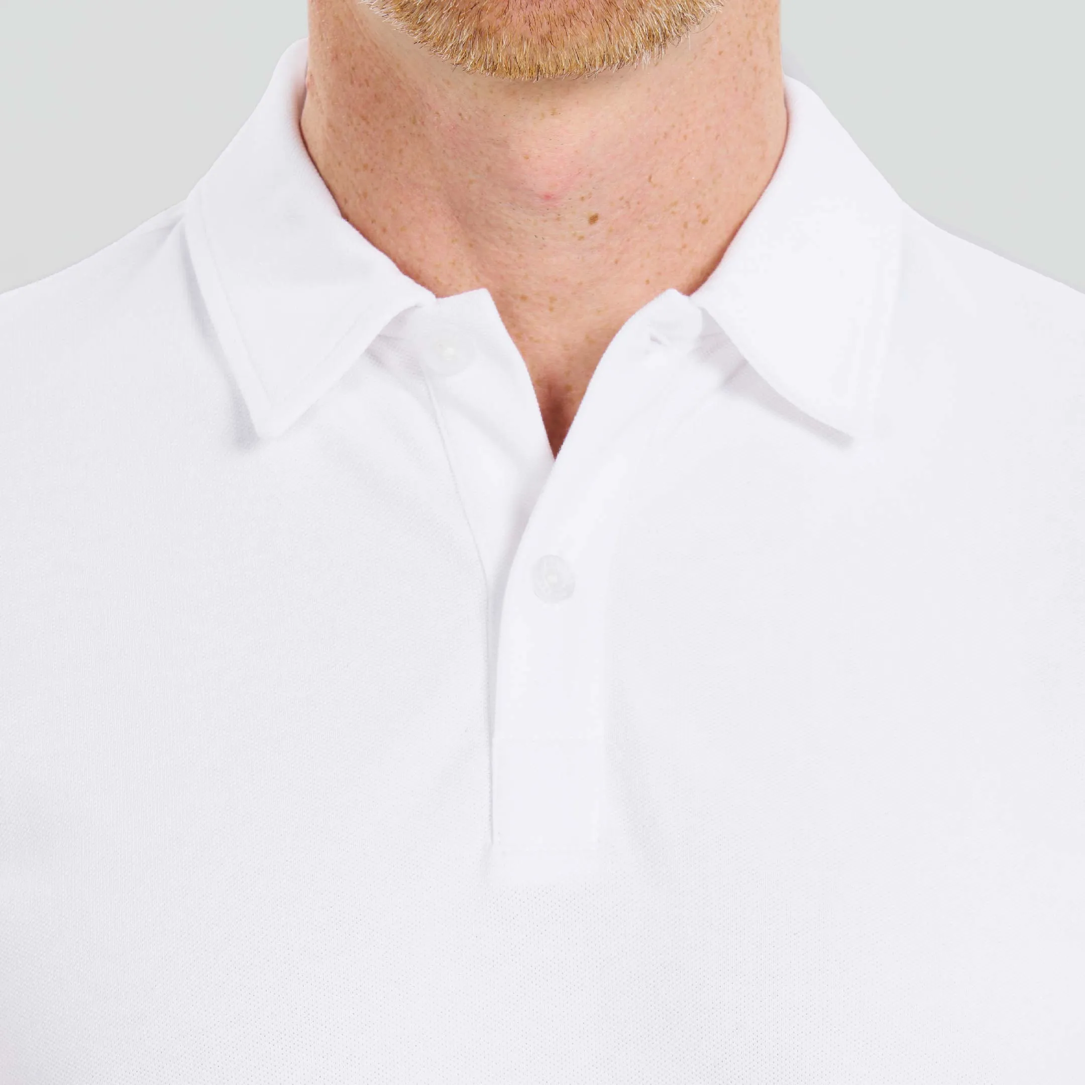 White Pique Daily Polo sold by Ash & Erie product image thumbnail 5