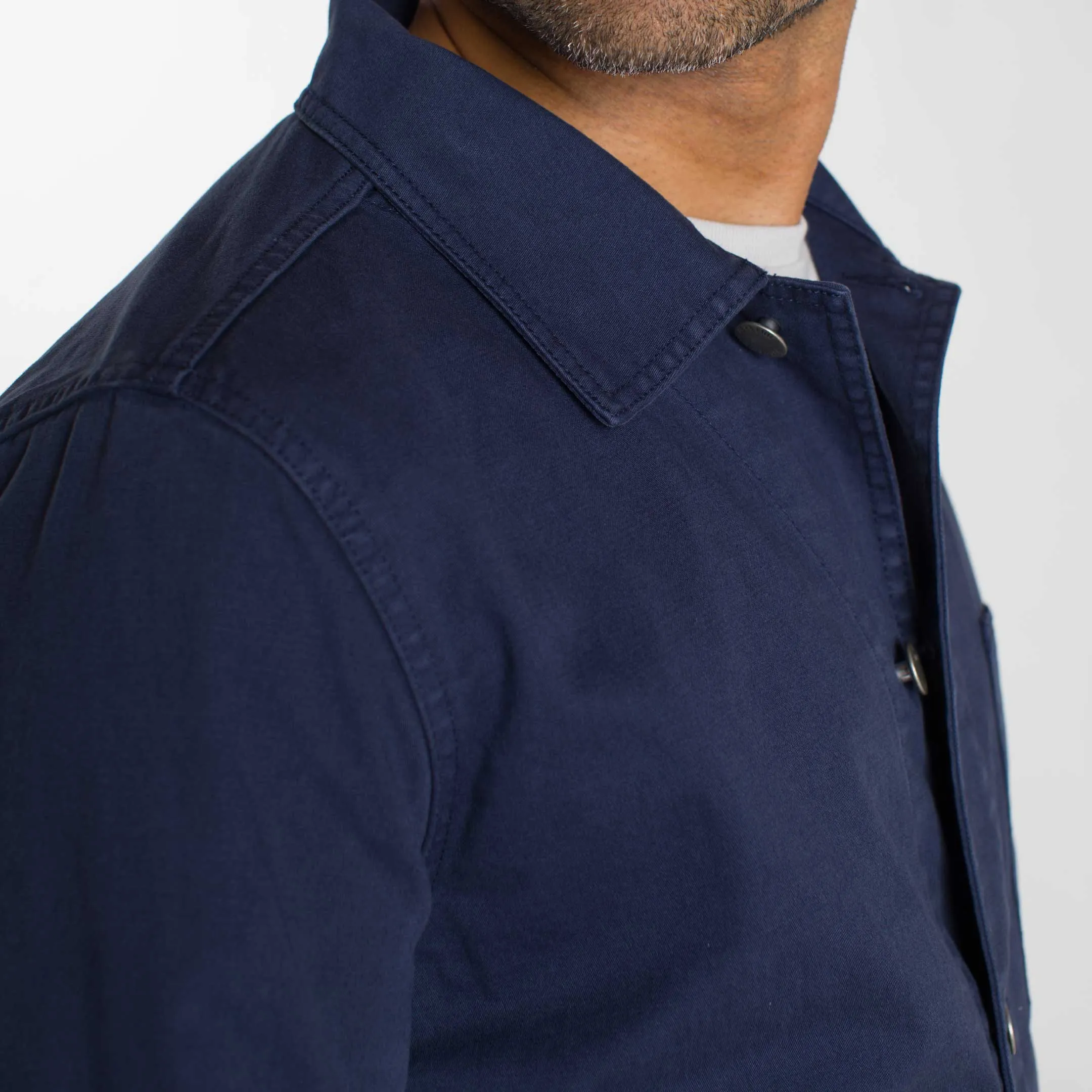 Navy Chore Jacket sold by Ash & Erie product image thumbnail 4