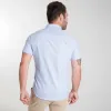 Blue Oxford Wrinkle Free Short Sleeve Shirt sold by Ash & Erie