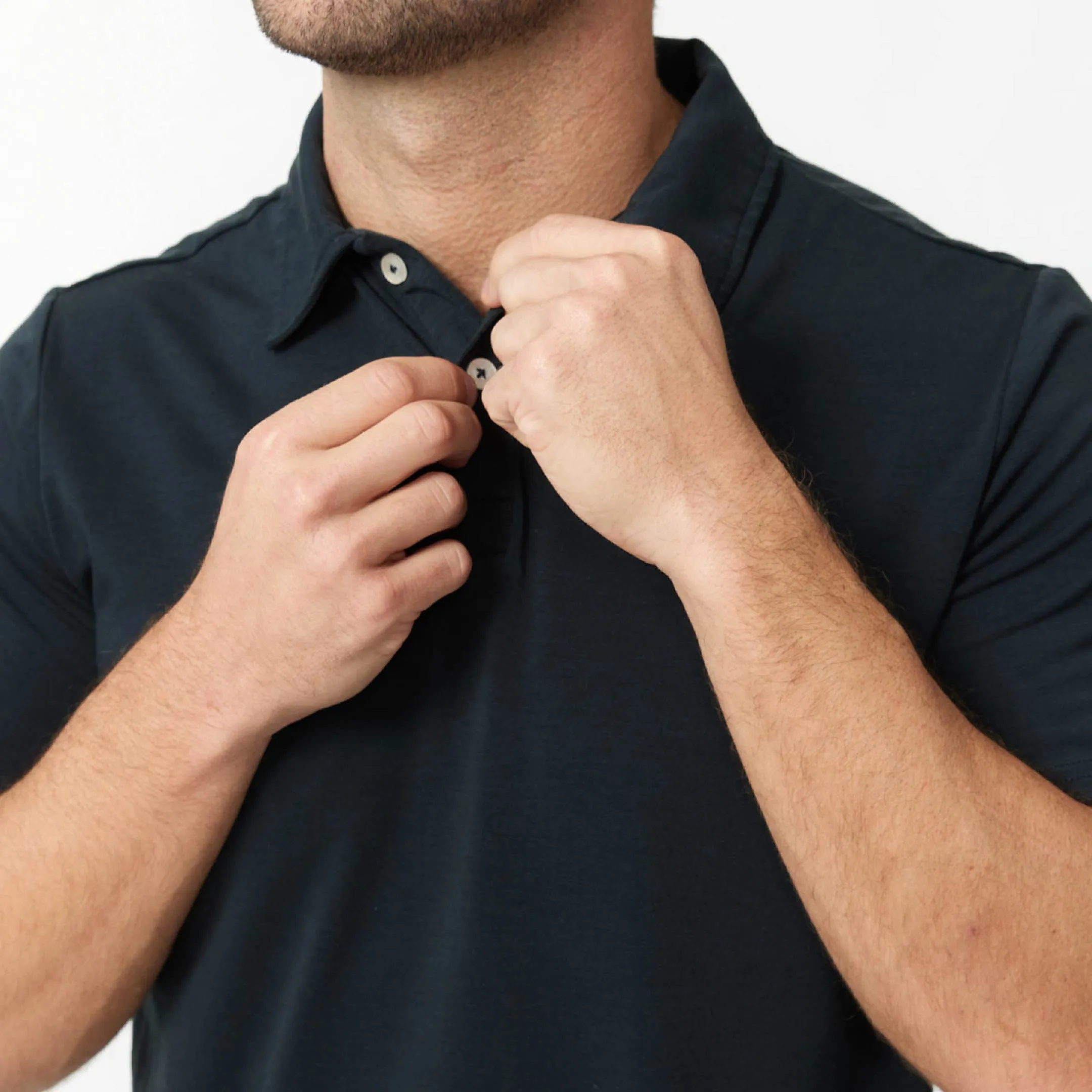 Charcoal Tech Polo sold by Ash & Erie product image thumbnail 4