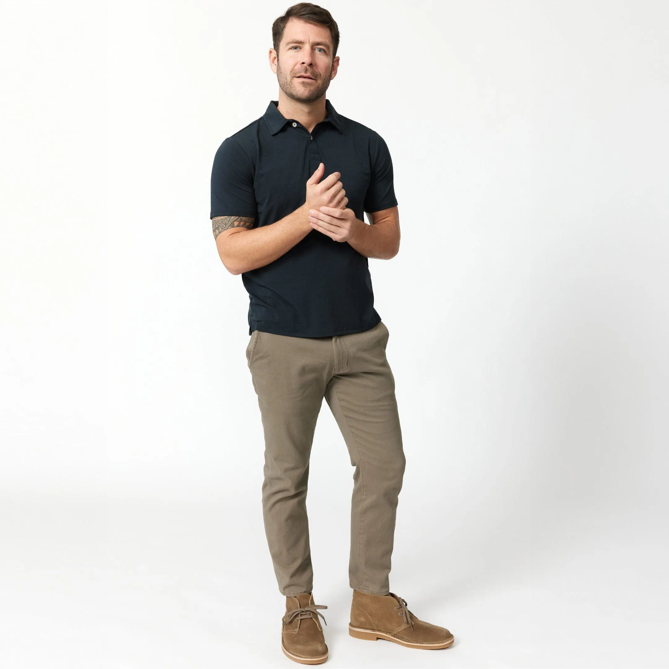 Charcoal Tech Polo sold by Ash & Erie product image thumbnail 2