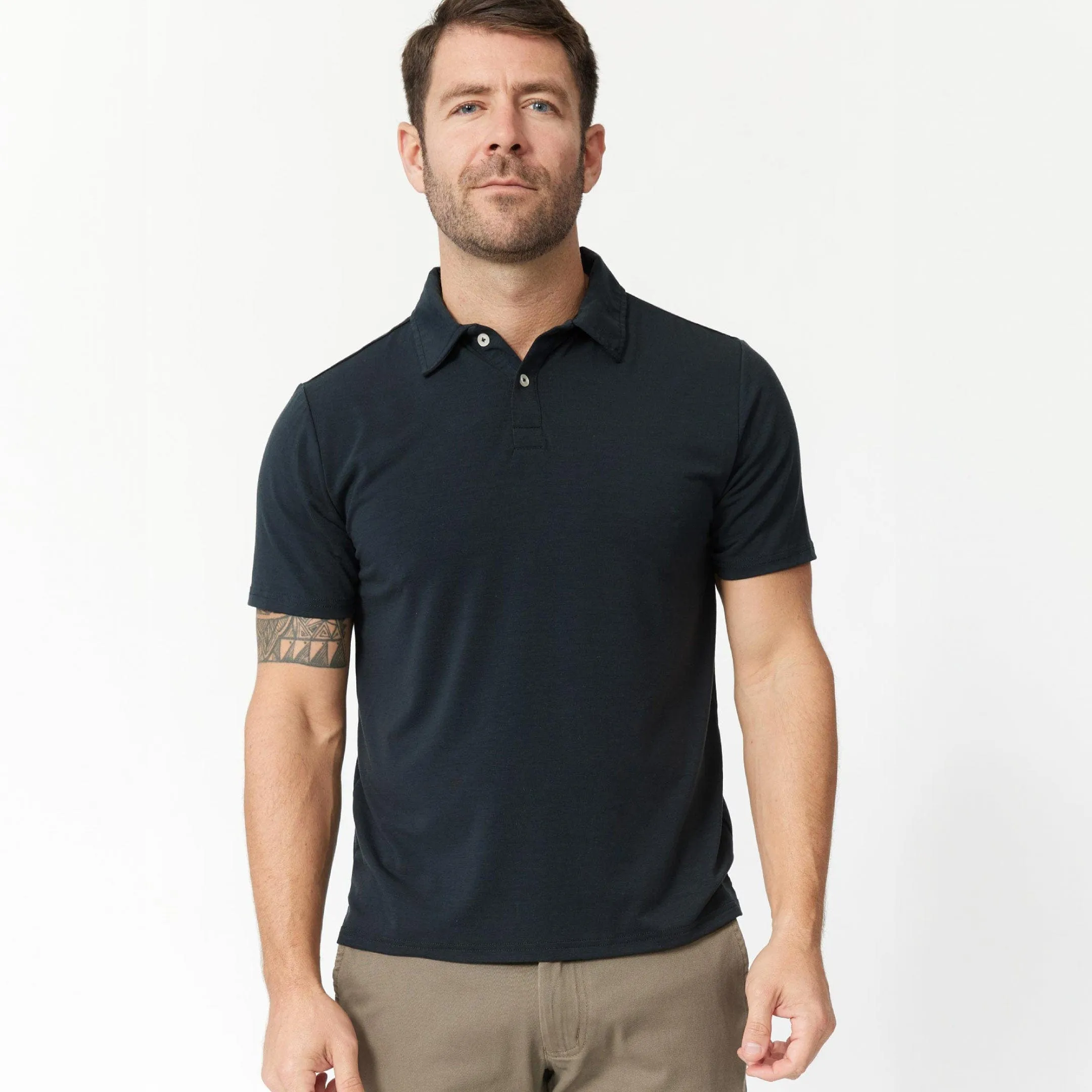 Charcoal Tech Polo sold by Ash & Erie product image thumbnail 5