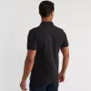 Black Pique Daily Polo sold by Ash & Erie