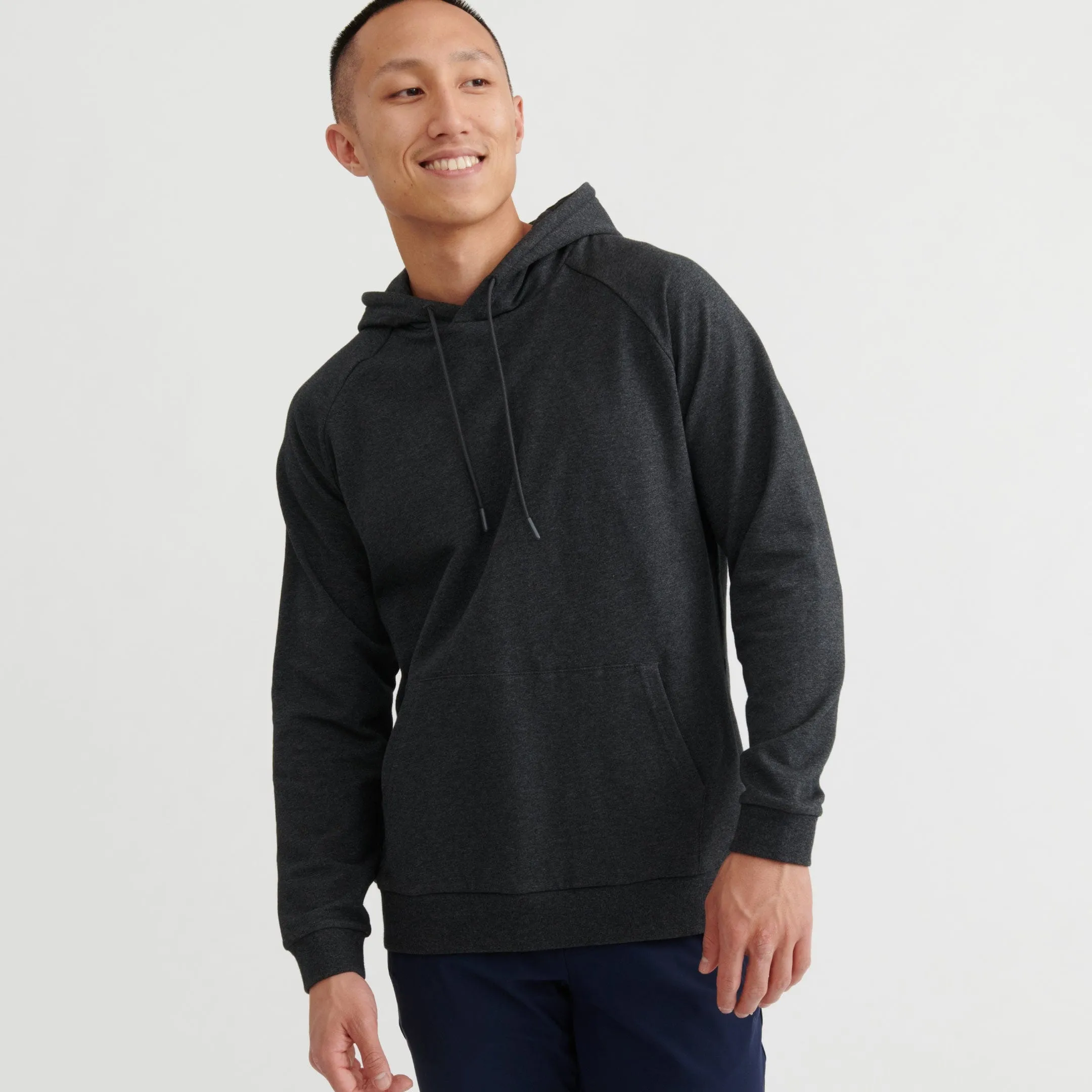 Charcoal French Terry Pullover Hoodie sold by Ash & Erie