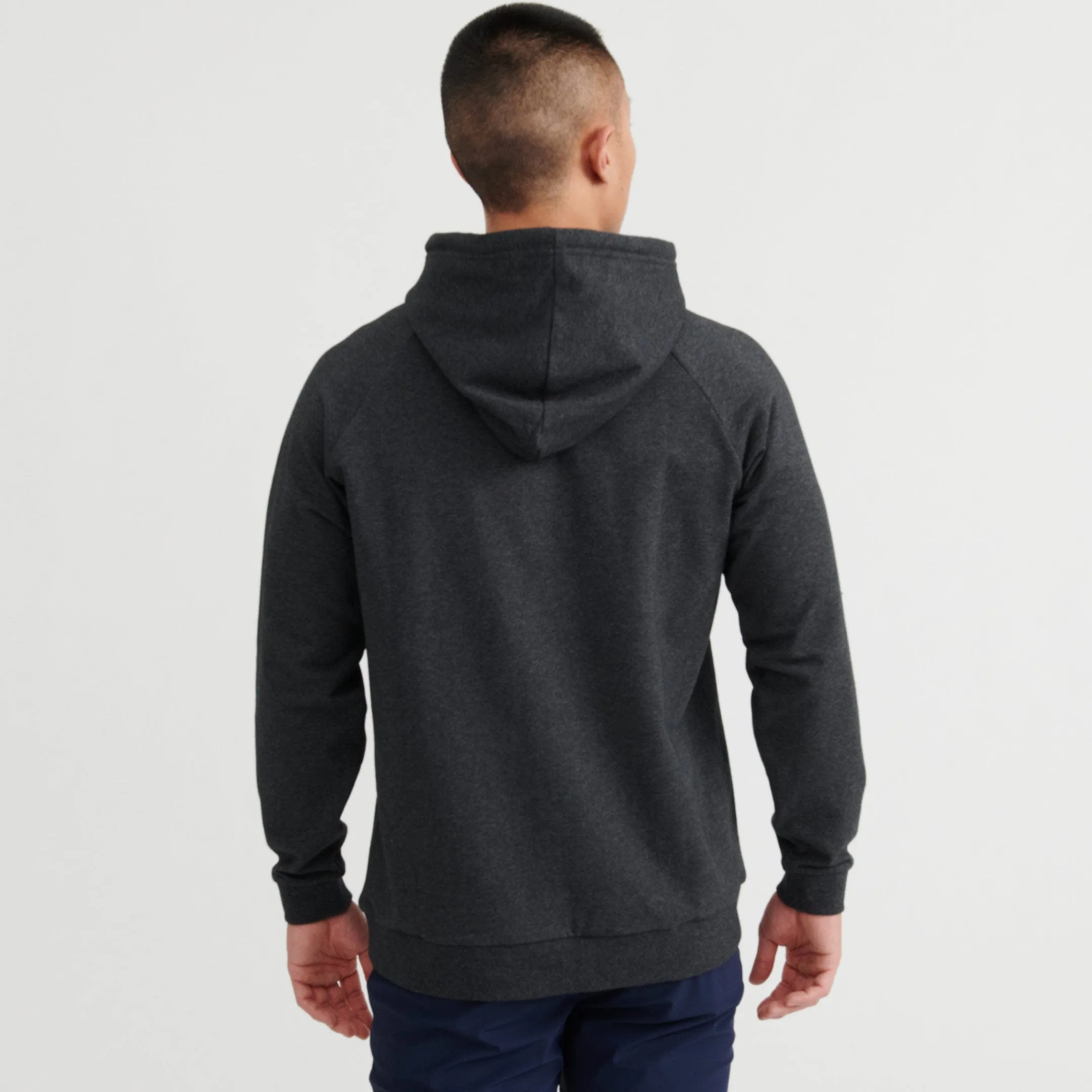 Charcoal French Terry Pullover Hoodie sold by Ash & Erie product image thumbnail 3