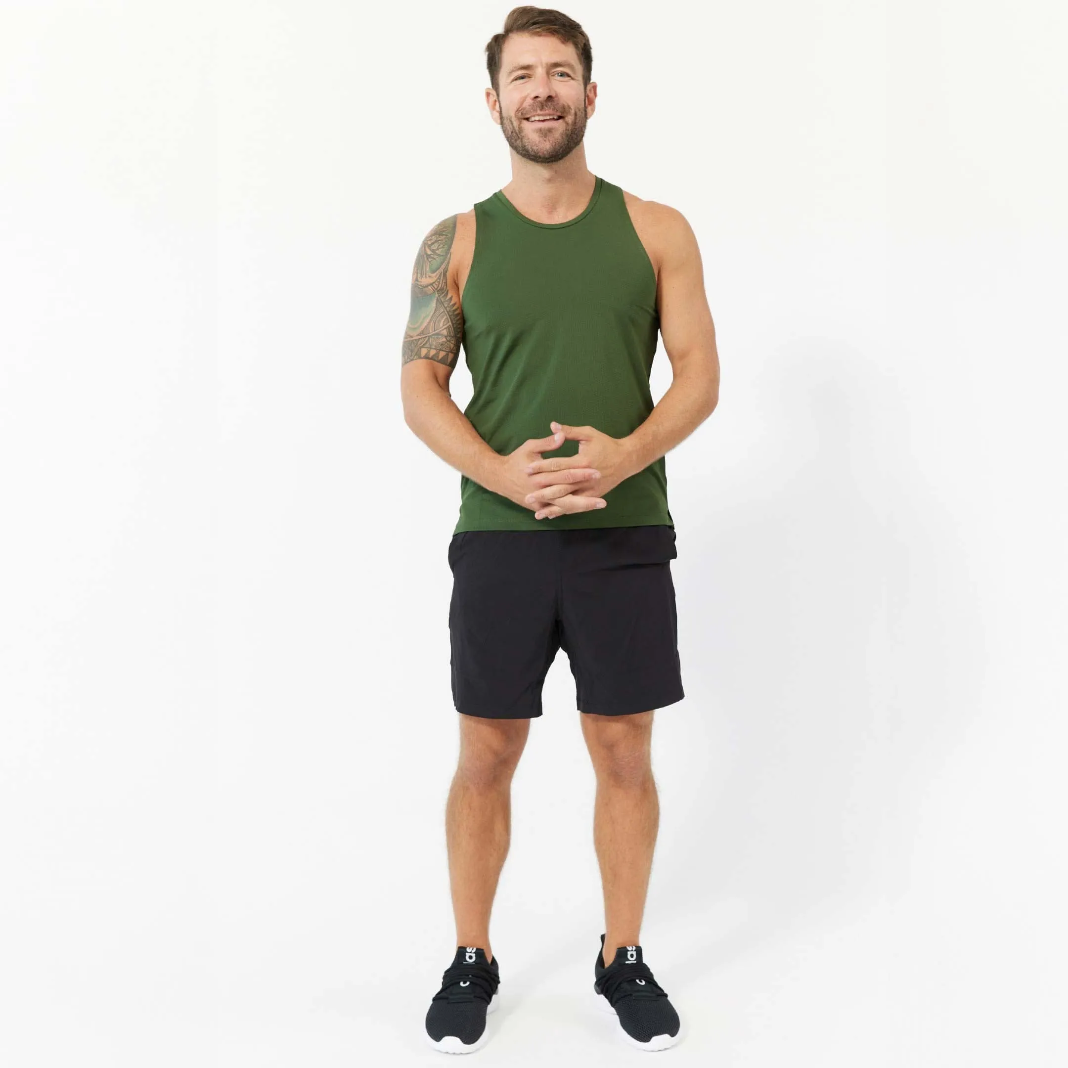 Black Hybrid Shorts sold by Ash & Erie product image thumbnail 2