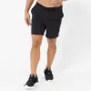 Black Hybrid Shorts sold by Ash & Erie