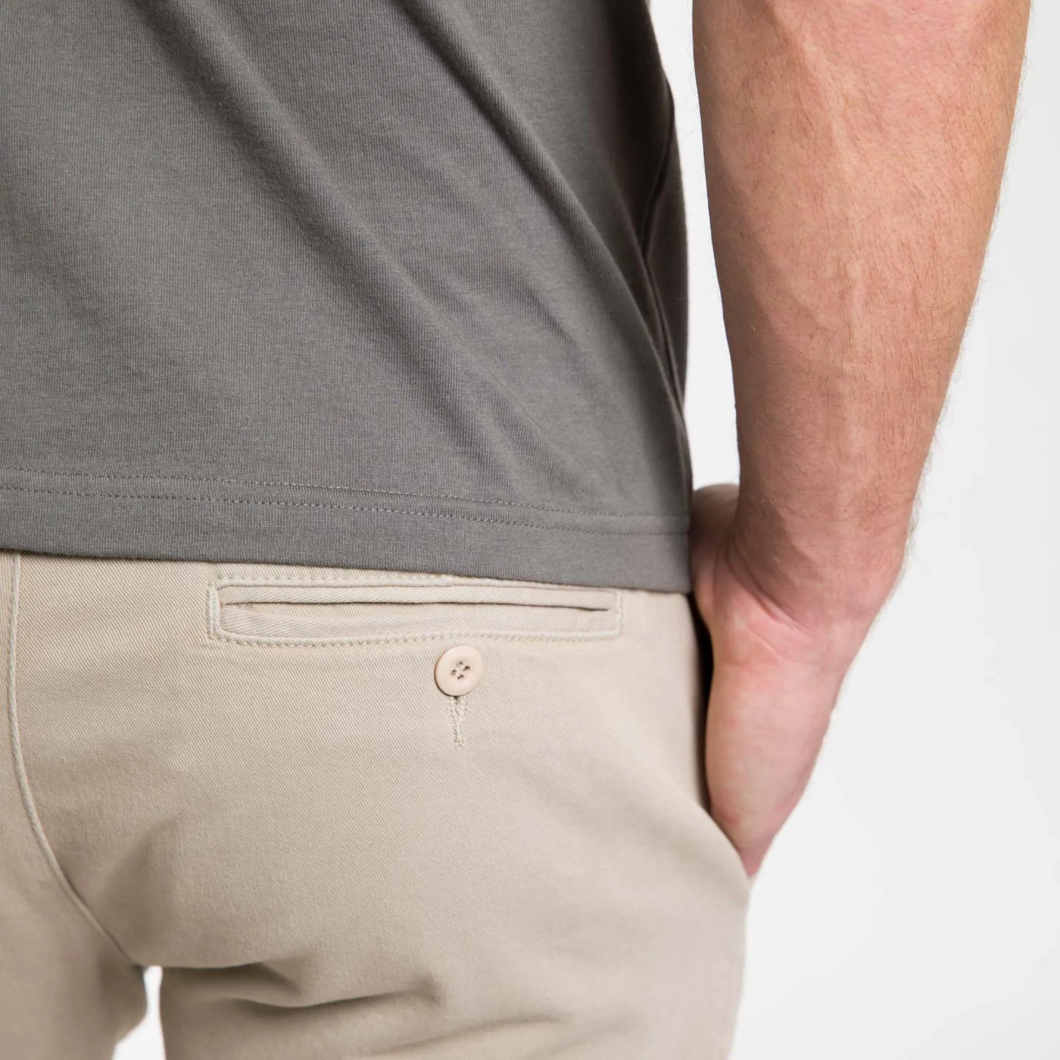 Grey V-Neck Tee sold by Ash & Erie product image thumbnail 5