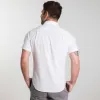 White Linen Short Sleeve Shirt sold by Ash & Erie