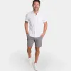 White Linen Short Sleeve Shirt sold by Ash & Erie