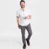 Smoke Grey Lightweight Stretch Chino sold by Ash & Erie