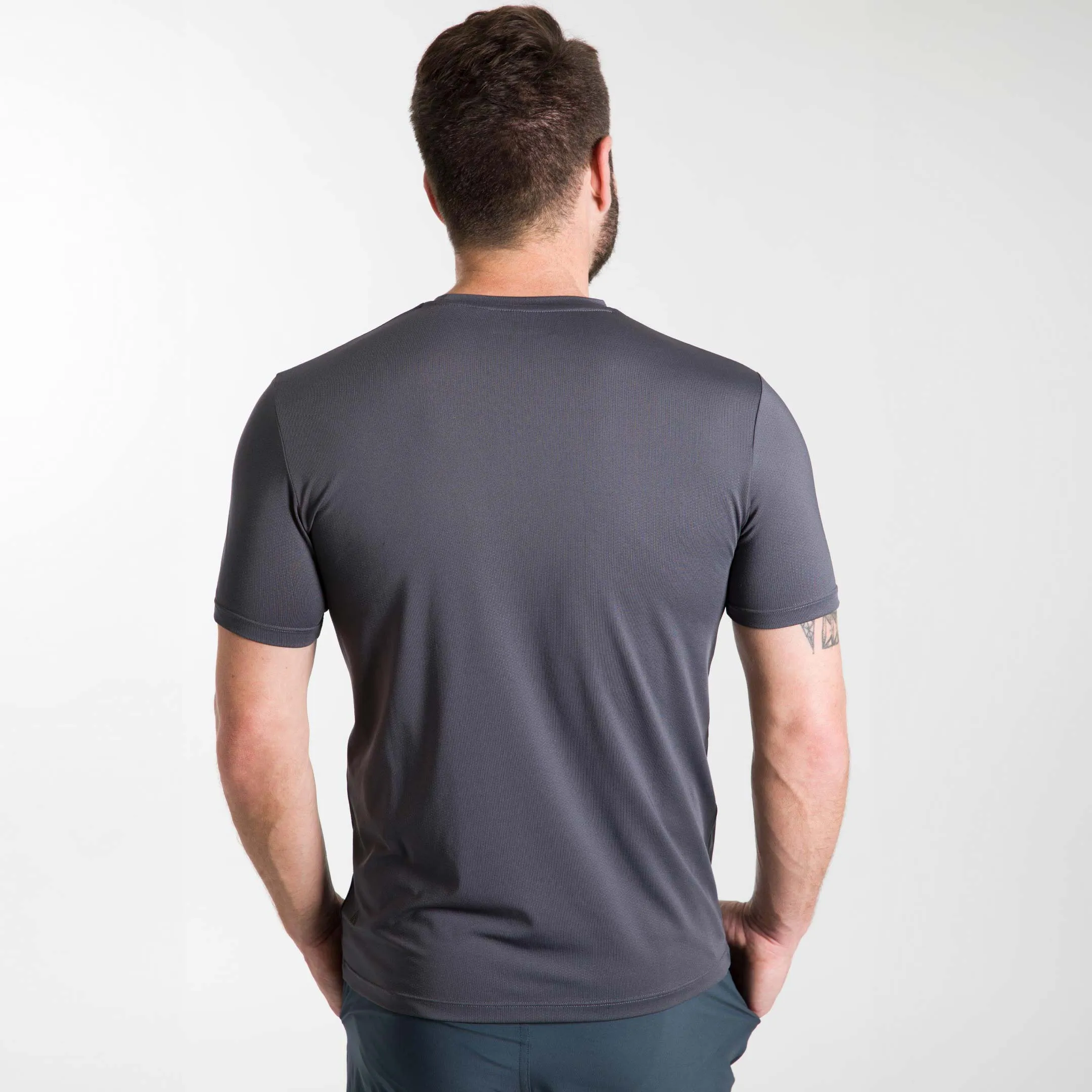 Charcoal Hybrid Ultralight Tee sold by Ash & Erie product image thumbnail 3