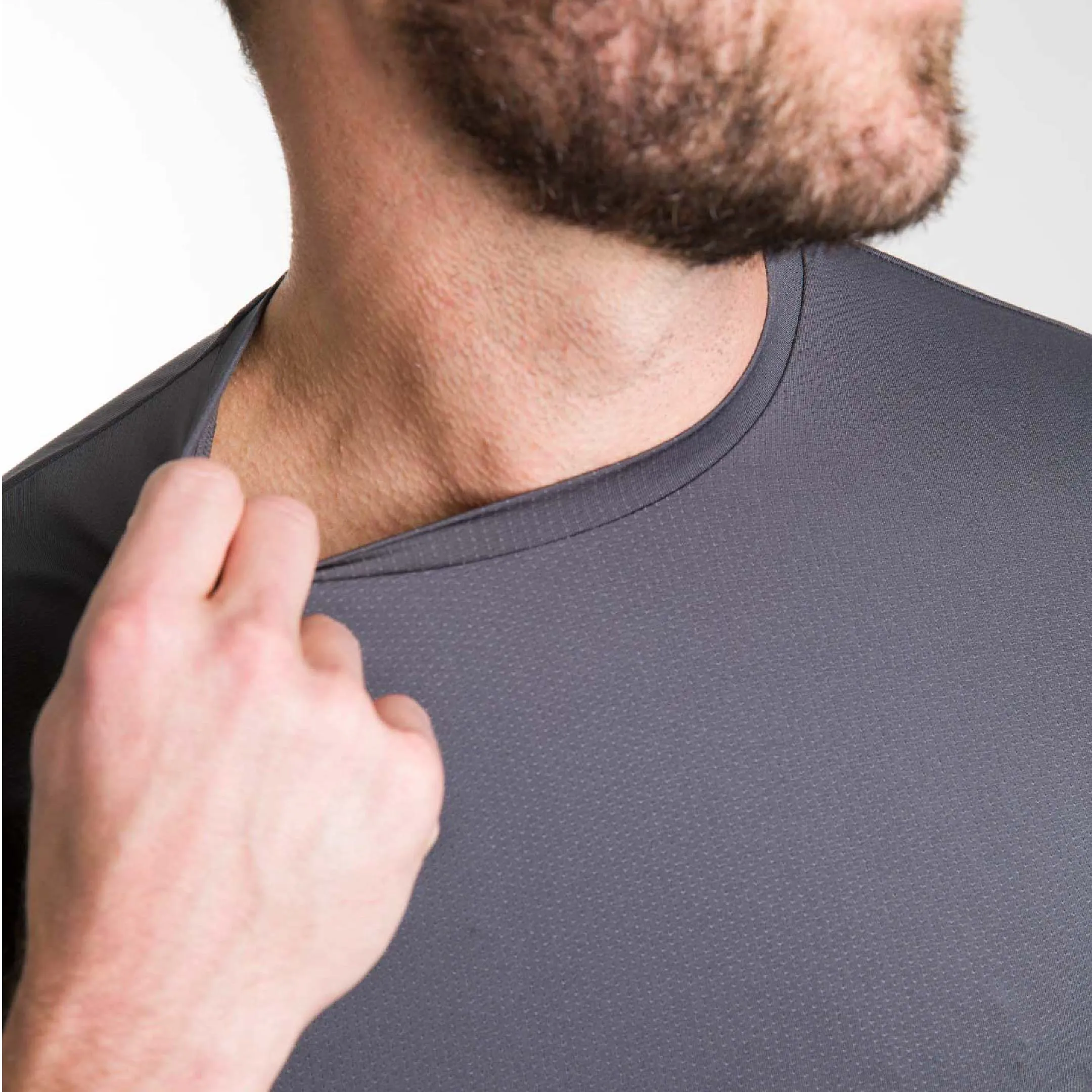 Charcoal Hybrid Ultralight Tee sold by Ash & Erie product image thumbnail 4