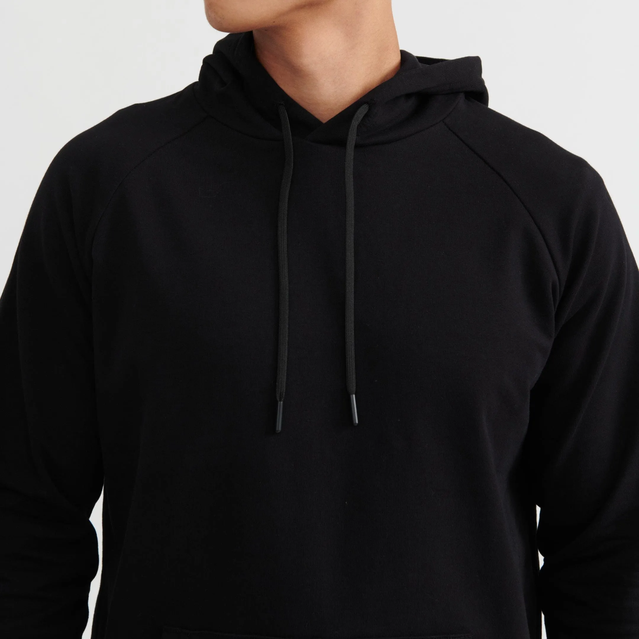 Black French Terry Pullover Hoodie sold by Ash & Erie product image thumbnail 4
