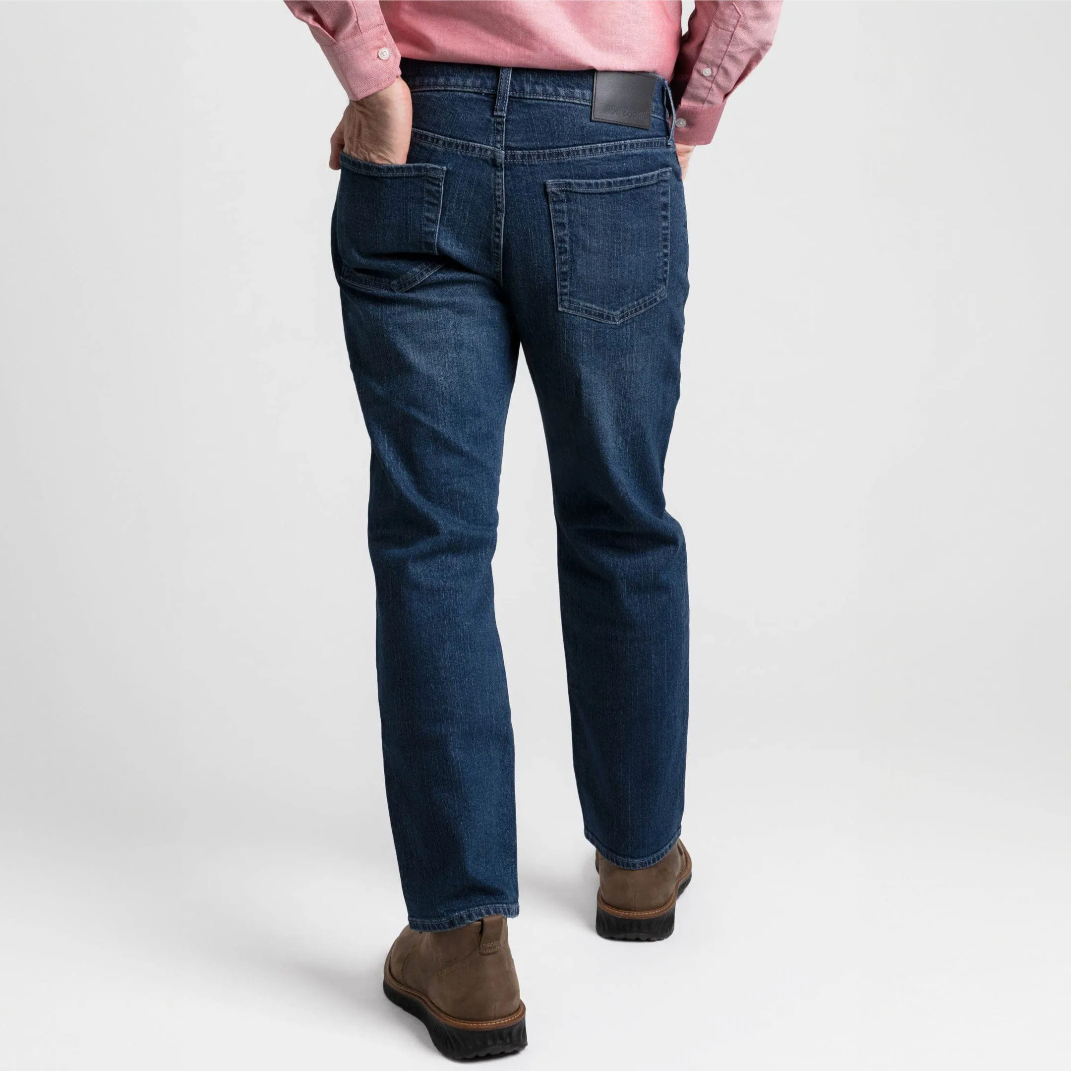 Straight Fit Deep Sea Wash Essential Jeans sold by Ash & Erie product image thumbnail 4