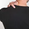 Washed Black Pima Cotton Crew Neck Tee sold by Ash & Erie