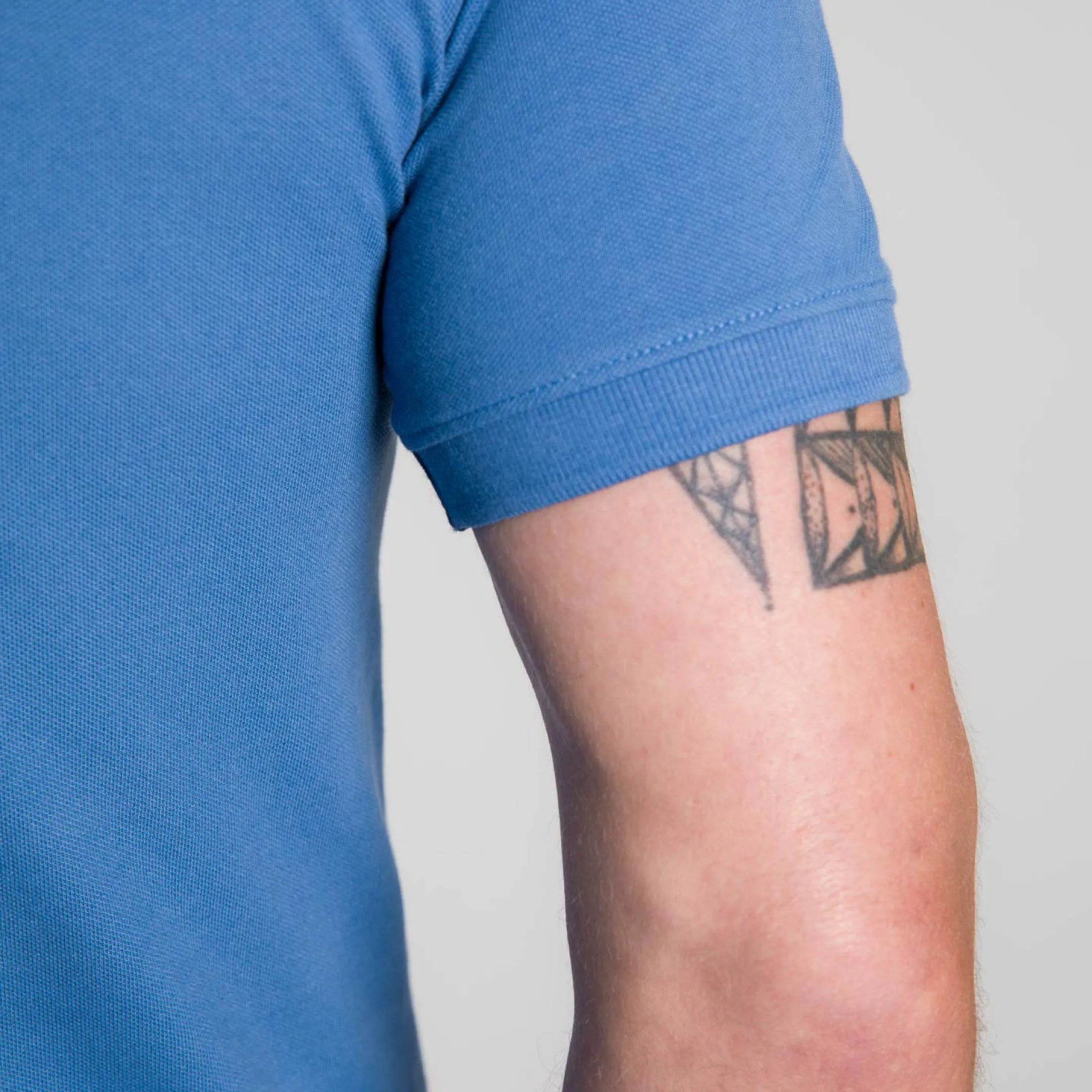 Blue Pique Daily Polo sold by Ash & Erie product image thumbnail 4